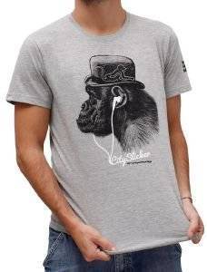 T-SHIRT DRUNKNMUNKY CITY SLICKER ΓΚΡΙ (L) T-SHIRT DRUNKNMUNKY CITY SLICKER ΓΚΡΙ (L)