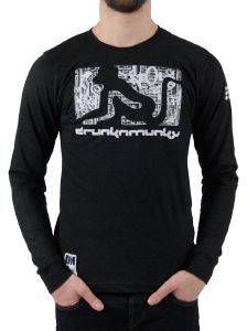ΜΠΛΟΥΖΑ ΜΑΚΡΥΜΑΝΙΚΗ DRUNKNMUNKY URBANISER L.S. ΜΑΥΡΟ (L) ΜΠΛΟΥΖΑ ΜΑΚΡΥΜΑΝΙΚΗ DRUNKNMUNKY URBANISER L.S. ΜΑΥΡΟ (L)