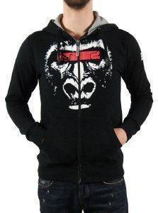 HOODIE ΜΕ ΦΕΡΜΟΥΑΡ DRUNKNMUNKY FOLD-UP ΜΑΥΡΟ (XL) HOODIE ΜΕ ΦΕΡΜΟΥΑΡ DRUNKNMUNKY FOLD-UP ΜΑΥΡΟ (XL)
