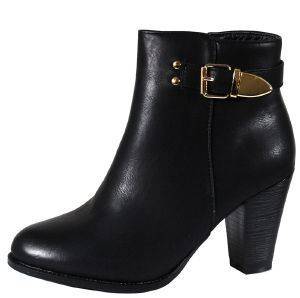 ΜΠΟΤΑΚΙ SHOOZ ΜΕ ΤΑΚΟΥΝΙ & ΧΡΥΣΕΣ ΛΕΠΤΟΜΕΡΕΙΕΣ ΜΑΥΡΟ (38) ΜΠΟΤΑΚΙ SHOOZ ΜΕ ΤΑΚΟΥΝΙ & ΧΡΥΣΕΣ ΛΕΠΤΟΜΕΡΕΙΕΣ ΜΑΥΡΟ (38)