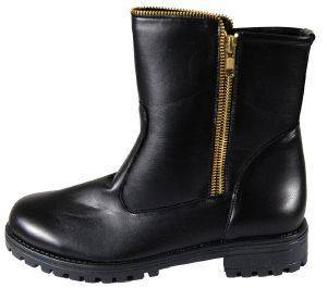 ΜΠΟΤΑΚΙ CASUAL BIKER SHOOZ ΜΕ ΧΡΥΣΟ ΦΕΡΜΟΥΑΡ ΜΑΥΡΟ (39) ΜΠΟΤΑΚΙ CASUAL BIKER SHOOZ ΜΕ ΧΡΥΣΟ ΦΕΡΜΟΥΑΡ ΜΑΥΡΟ (39)