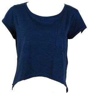 CROP TOP HELMI ΜΕ ΧΑΜΟΓΕΛΟ ΣΚΟΥΡΟ ΜΠΛΕ (S) CROP TOP HELMI ΜΕ ΧΑΜΟΓΕΛΟ ΣΚΟΥΡΟ ΜΠΛΕ (S)