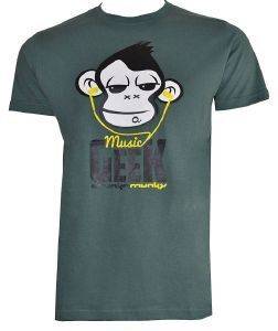 T-SHIRT DRUNKNMUNKY GEEK  (M)