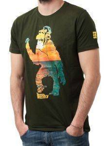 T-SHIRT DRUNKNMUNKY SUNSET ΣΚΟΥΡΟ ΛΑΔΙ (M) T-SHIRT DRUNKNMUNKY SUNSET ΣΚΟΥΡΟ ΛΑΔΙ (M)