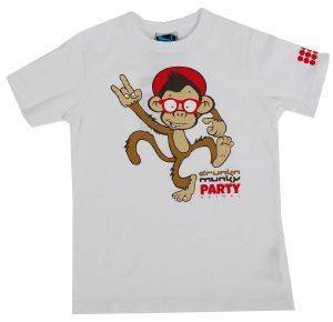T-SHIRT DRUNKNMUNKY PARTY ΛΕΥΚΟ (NO 8) T-SHIRT DRUNKNMUNKY PARTY ΛΕΥΚΟ (NO 8)