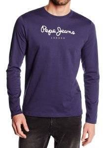 ΜΠΛΟΥΖΑ ΜΑΚΡΥΜΑΝΙΚΗ PEPE JEANS EGGO ΣΚΟΥΡΟ ΜΠΛΕ (M) ΜΠΛΟΥΖΑ ΜΑΚΡΥΜΑΝΙΚΗ PEPE JEANS EGGO ΣΚΟΥΡΟ ΜΠΛΕ (M)