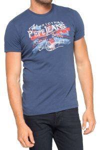 T-SHIRT PEPE JEANS LUIGI ΣΚΟΥΡΟ ΜΠΛΕ (L) T-SHIRT PEPE JEANS LUIGI ΣΚΟΥΡΟ ΜΠΛΕ (L)