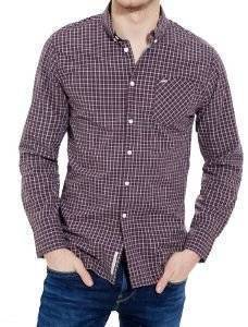 ΠΟΥΚΑΜΙΣΟ PEPE JEANS GRAFF ΚΑΡΟ ΜΩΒ (M) ΠΟΥΚΑΜΙΣΟ PEPE JEANS GRAFF ΚΑΡΟ ΜΩΒ (M)