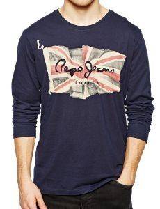 ΜΠΛΟΥΖΑ ΜΑΚΡΥΜΑΝΙΚΗ PEPE JEANS FLAG LOGO ΣΚΟΥΡΟ ΜΠΛΕ (M) ΜΠΛΟΥΖΑ ΜΑΚΡΥΜΑΝΙΚΗ PEPE JEANS FLAG LOGO ΣΚΟΥΡΟ ΜΠΛΕ (M)