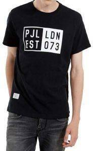 T-SHIRT PEPE JEANS JOCK ΜΑΥΡΟ (M) T-SHIRT PEPE JEANS JOCK ΜΑΥΡΟ (M)