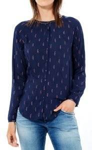 ΠΟΥΚΑΜΙΣΟ PEPE JEANS MARION FLORAL ΣΚΟΥΡΟ ΜΠΛΕ (S) ΠΟΥΚΑΜΙΣΟ PEPE JEANS MARION FLORAL ΣΚΟΥΡΟ ΜΠΛΕ (S)