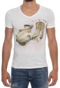 T-SHIRT RED SOUL EDINE ΜΕ ΣΤΑΜΠΑ ΛΕΥΚΟ (L) T-SHIRT RED SOUL EDINE ΜΕ ΣΤΑΜΠΑ ΛΕΥΚΟ (L)