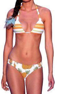 BIKINI SET POKO PANO ΜΕ ΡΙΓΕ ΣΧΕΔΙΟ & ΑΝΑΝΑΔΕΣ ΠΟΛΥΧΡΩΜΟ (L) BIKINI SET POKO PANO ΜΕ ΡΙΓΕ ΣΧΕΔΙΟ & ΑΝΑΝΑΔΕΣ ΠΟΛΥΧΡΩΜΟ (L)
