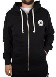 HOODIE ΜΕ ΦΕΡΜΟΥΑΡ CONVERSE CORE ΜΑΥΡΟ (M) HOODIE ΜΕ ΦΕΡΜΟΥΑΡ CONVERSE CORE ΜΑΥΡΟ (M)