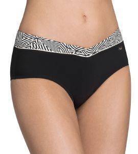 BIKINI BRIEF SLOGGI SWIM BLACK ART MIDI  (40)