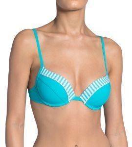 BIKINI TOP SLOGGI SWIM TURQUOISE STRIPES CTOWP �������� (38D)