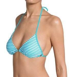 BIKINI TOP SLOGGI SWIM TURQUOISE STRIPES CTOP  (42)