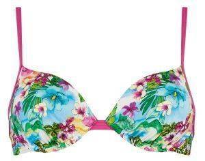 BIKINI TOP SLOGGI SWIM PINK TROPICS CTOWP ��� (36D)