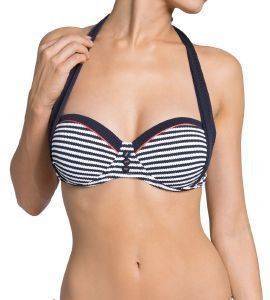 BIKINI TOP TRIUMPH BLUE RIVIERA CTOWPD PT ΜΠΛΕ ΣΚΟΥΡΟ (75C) BIKINI TOP TRIUMPH BLUE RIVIERA CTOWPD PT ΜΠΛΕ ΣΚΟΥΡΟ (75C)