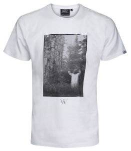 T-SHIRT WESC  TREE WORSHIP ����� (L)