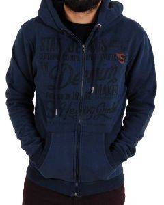 HOODIE ΜΕ ΦΕΡΜΟΥΑΡ STAFF JEANS JACKSON ΣΚΟΥΡΟ ΜΠΛΕ (XXL) HOODIE ΜΕ ΦΕΡΜΟΥΑΡ STAFF JEANS JACKSON ΣΚΟΥΡΟ ΜΠΛΕ (XXL)