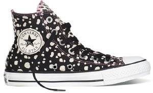 ������� CONVERSE ALL STAR CHUCK TAYLOR PRINT HI 549649C BLACK/PARCHMENT/DAHILA PINK (EUR:36)