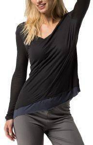 ΜΠΛΟΥΖΑ ΜΑΚΡΥΜΑΝΙΚΗ TOMMY HILFIGER KARINA ΜΑΥΡΟ (L) ΜΠΛΟΥΖΑ ΜΑΚΡΥΜΑΝΙΚΗ TOMMY HILFIGER KARINA ΜΑΥΡΟ (L)