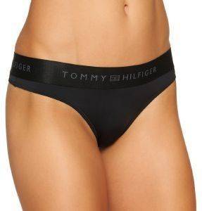 ΣΛΙΠΑΚΙ TOMMY HILFIGER MICROFIBER ICONIC STRING ΜΑΥΡΟ (S) ΣΛΙΠΑΚΙ TOMMY HILFIGER MICROFIBER ICONIC STRING ΜΑΥΡΟ (S)