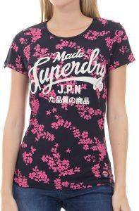 T-SHIRT SUPERDRY FLURO FLORAL ΜΕ ΣΤΑΜΠΑ ΜΑΥΡΟ/ΡΟΖ (S) T-SHIRT SUPERDRY FLURO FLORAL ΜΕ ΣΤΑΜΠΑ ΜΑΥΡΟ/ΡΟΖ (S)