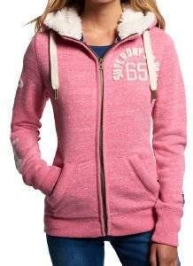 HOODIE SUPERDRY BORG ΡΟΖ ΜΕΛΑΝΖΕ (S) HOODIE SUPERDRY BORG ΡΟΖ ΜΕΛΑΝΖΕ (S)