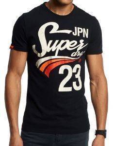 T-SHIRT SUPERDRY SLOPE ΣΚΟΥΡΟ ΜΠΛΕ (M) T-SHIRT SUPERDRY SLOPE ΣΚΟΥΡΟ ΜΠΛΕ (M)