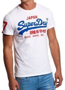 T-SHIRT SUPERDRY VINTAGE LOGO NEW ΜΕ ΣΤΑΜΠΑ ΛΕΥΚΟ (XXL) T-SHIRT SUPERDRY VINTAGE LOGO NEW ΜΕ ΣΤΑΜΠΑ ΛΕΥΚΟ (XXL)