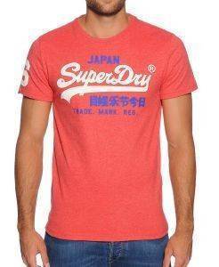 T-SHIRT SUPERDRY VINTAGE LOGO NEW �� ������ KOKKINO ������� (M)