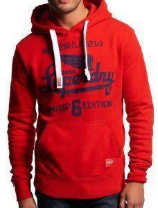 HOODIE SUPERDRY LIMITED ICARUS ENTRY ΚΟΚΚΙΝΟ (XL) HOODIE SUPERDRY LIMITED ICARUS ENTRY ΚΟΚΚΙΝΟ (XL)