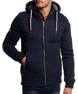 HOODIE SUPERDRY EXPEDITION ΜΕ ΦΕΡΜΟΥΑΡ ΣΚΟΥΡΟ ΜΠΛΕ (M) HOODIE SUPERDRY EXPEDITION ΜΕ ΦΕΡΜΟΥΑΡ ΣΚΟΥΡΟ ΜΠΛΕ (M)