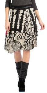 ΦΟΥΣΤΑ DESIGUAL SORAYA MIDI ΜΕ ΣΧΕΔΙΟ ΜΑΥΡΟ/ΜΠΕΖ (XXL) ΦΟΥΣΤΑ DESIGUAL SORAYA MIDI ΜΕ ΣΧΕΔΙΟ ΜΑΥΡΟ/ΜΠΕΖ (XXL)