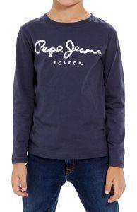 ΜΠΛΟΥΖΑ ΜΑΚΡΥΜΑΝΙΚΗ PEPE JEANS HERMAN ΜΠΛΕ ΣΚΟΥΡΟ (NO 12) ΜΠΛΟΥΖΑ ΜΑΚΡΥΜΑΝΙΚΗ PEPE JEANS HERMAN ΜΠΛΕ ΣΚΟΥΡΟ (NO 12)