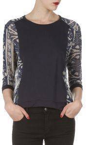 ΜΠΛΟΥΖΑ ΜΑΚΡΥΜΑΝΙΚΗ RED SOUL FABRIOLA ΣΚΟΥΡΟ ΜΠΛΕ