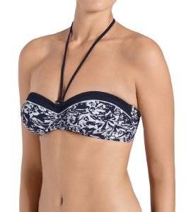 BIKINI TOP SLOGGI SWIM MIDNIGHT FLOWER CTOWP 02 ���� ������ (38B)