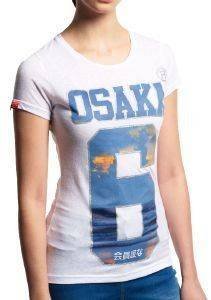 T-SHIRT SUPERDRY COAST ΜΕ ΣΤΑΜΠΑ ΛΕΥΚΟ (M) T-SHIRT SUPERDRY COAST ΜΕ ΣΤΑΜΠΑ ΛΕΥΚΟ (M)