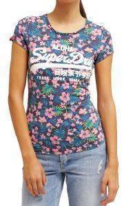 T-SHIRT SUPERDRY VINTAGE LOGO TROPICAL ΜΕ ΣΤΑΜΠΑ ΣΚΟΥΡΟ ΜΠΛΕ ΜΕΛΑΝΖΕ (S) T-SHIRT SUPERDRY VINTAGE LOGO TROPICAL ΜΕ ΣΤΑΜΠΑ ΣΚΟΥΡΟ ΜΠΛΕ ΜΕΛΑΝΖΕ (S)