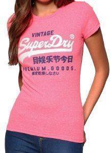 T-SHIRT SUPERDRY PREMIUM GOODS DUO ΜΕ ΣΤΑΜΠΑ FLUO ΡΟΖ (M) T-SHIRT SUPERDRY PREMIUM GOODS DUO ΜΕ ΣΤΑΜΠΑ FLUO ΡΟΖ (M)