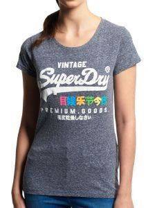 T-SHIRT SUPERDRY PREMIUM GOODS RAIBOW ΜΕ ΣΤΑΜΠΑ ΓΚΡΙ ΜΕΛΑΝΖΕ (XL) T-SHIRT SUPERDRY PREMIUM GOODS RAIBOW ΜΕ ΣΤΑΜΠΑ ΓΚΡΙ ΜΕΛΑΝΖΕ (XL)