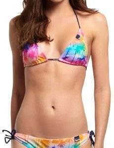 BIKINI TOP SUPERDRY RAINBOW PALM TRIANGLE  (M)