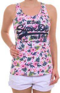 TOP SUPERDRY VINTAGE LOGO TROPICAL ΛΕΥΚΟ (S) TOP SUPERDRY VINTAGE LOGO TROPICAL ΛΕΥΚΟ (S)