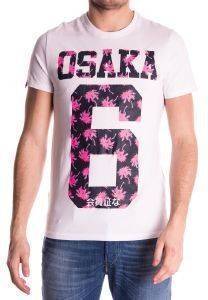 T-SHIRT SUPERDRY OSAKA PALM ΜΕ ΣΤΑΜΠΑ ΛΕΥΚΟ (M) T-SHIRT SUPERDRY OSAKA PALM ΜΕ ΣΤΑΜΠΑ ΛΕΥΚΟ (M)