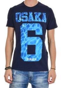 T-SHIRT SUPERDRY OSAKA AQUA ������ ���� (XXL)