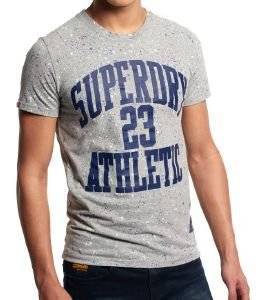 T-SHIRT SUPERDRY SPLATTER ΓΚΡΙ ΜΕΛΑΝΖΕ (L) T-SHIRT SUPERDRY SPLATTER ΓΚΡΙ ΜΕΛΑΝΖΕ (L)