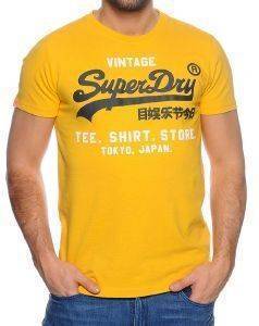 T-SHIRT SUPERDRY SHIRT SHOP DUO ΜΕ ΣΤΑΜΠΑ ΜΟΥΣΤΑΡΔΙ (S) T-SHIRT SUPERDRY SHIRT SHOP DUO ΜΕ ΣΤΑΜΠΑ ΜΟΥΣΤΑΡΔΙ (S)