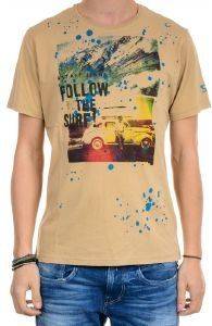 T-SHIRT STAFF JEANS ALFRED ΣΚΟΥΡΟ ΜΠΕΖ (M) T-SHIRT STAFF JEANS ALFRED ΣΚΟΥΡΟ ΜΠΕΖ (M)